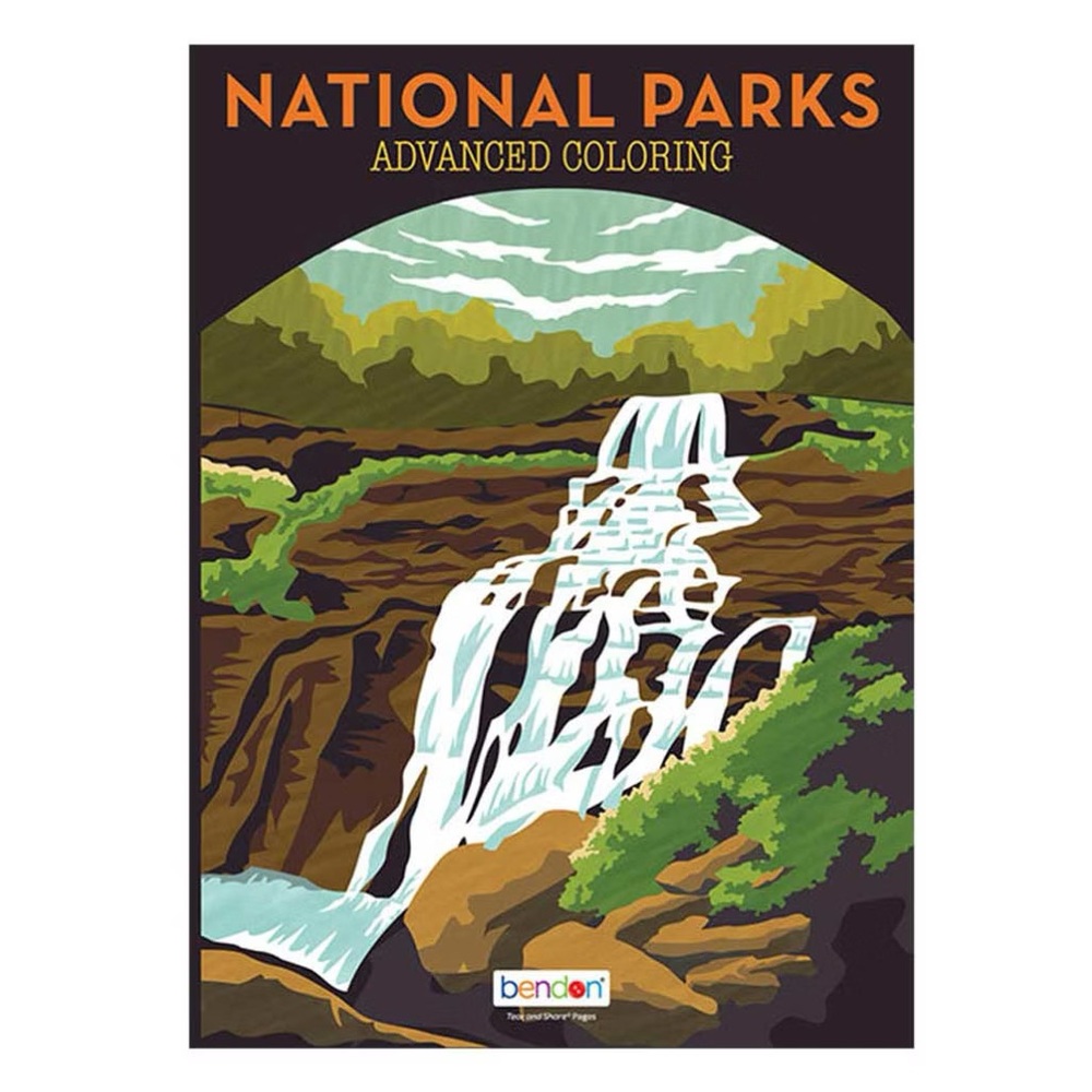 National Parks Advanced Coloring Book